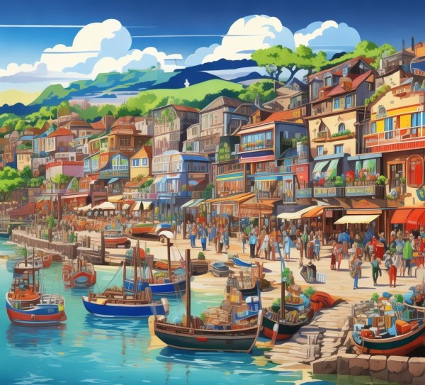 经济活力与开放合作，沿海商贸小镇成就新标杆